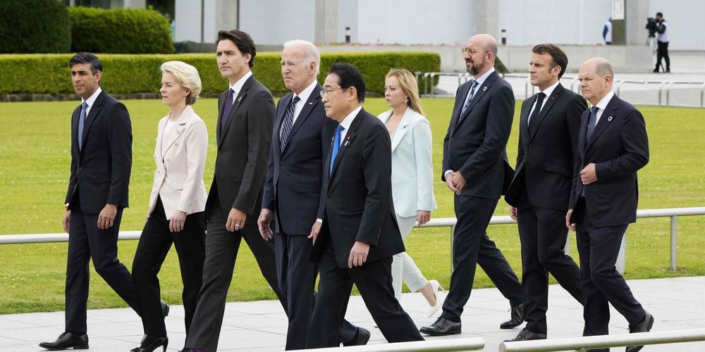 Les dirigeants du G7 discutent de nouveaux moyens de sanctionner la Russie