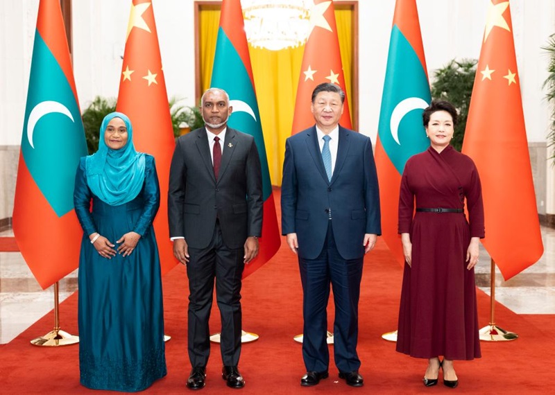 Les MALDIVES et la CHINE signent un pacte de scurité